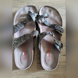 Foamtreads Women's Leather Sandals - Made In Canada